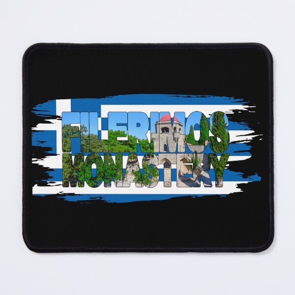 Item preview, FILERIMOS MONASTERY - Rhodes Greece with Flag designed and sold by Adam Gormley.