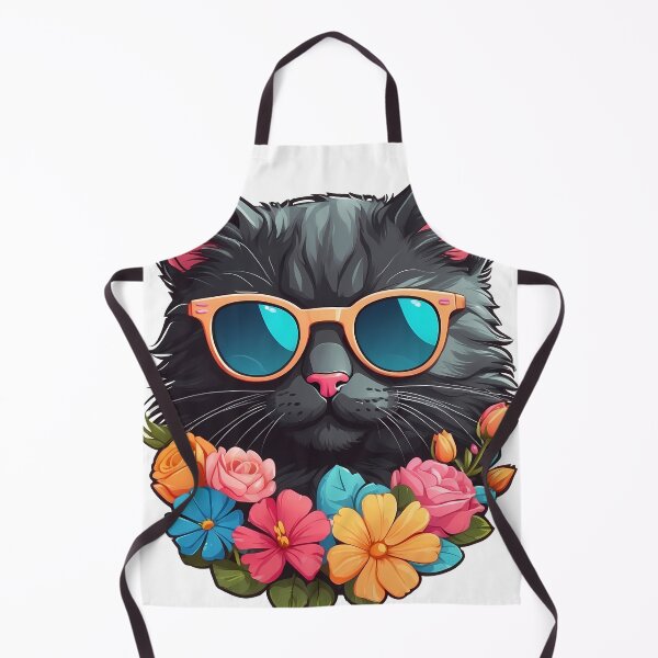 Item preview, cat wearing glasses designed and sold by wplamkung.