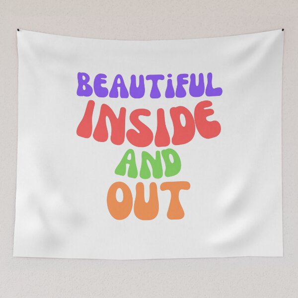 Item preview, Beautiful Inside And Out, 70's Groovy designed and sold by RiffRaffGraffix.