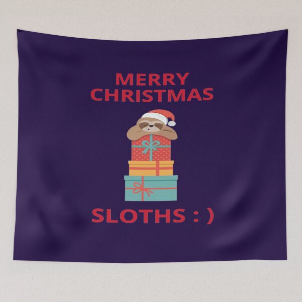 Item preview, Merry Christmas Sloths | Sloth Stack | Christmas Gifts | Funny Christmas T-Shirts designed and sold by surprise-to-me.