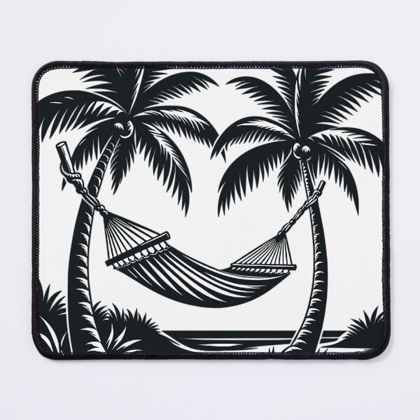 Item preview, Tropical beach with hammock designed and sold by LongIslandDesgn.