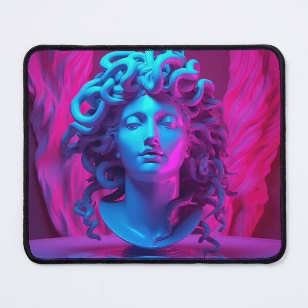 Item preview, Vaporwave Visions: Gorgon's Serpentine Lullaby designed and sold by Mullet Monkey.