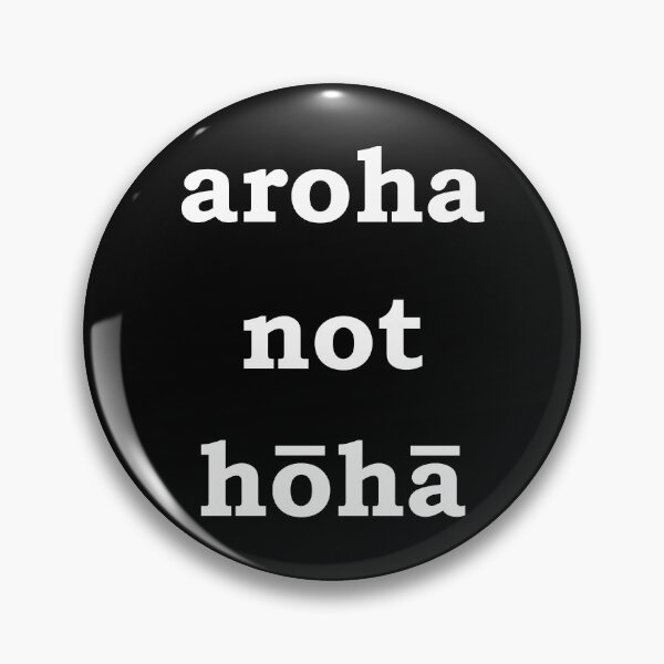 Item preview, Aroha not hōhā - love not hate in Te reo Māori designed and sold by StateHouse.