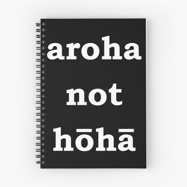Item preview, Aroha not hōhā - love not hate in Te reo Māori designed and sold by StateHouse.