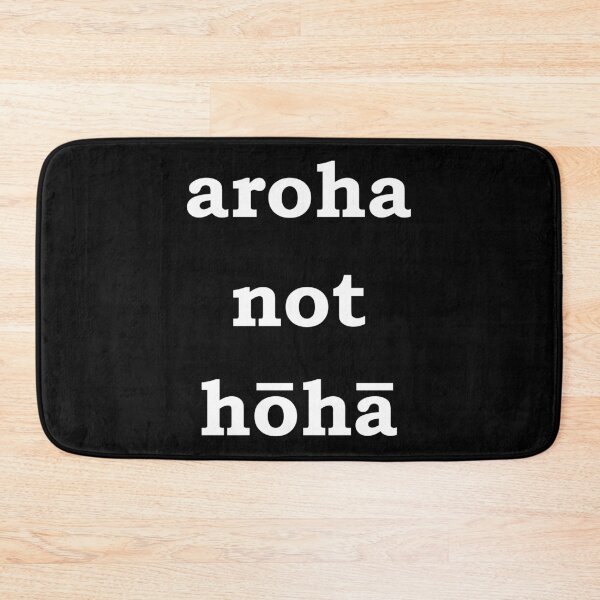 Item preview, Aroha not hōhā - love not hate in Te reo Māori designed and sold by StateHouse.