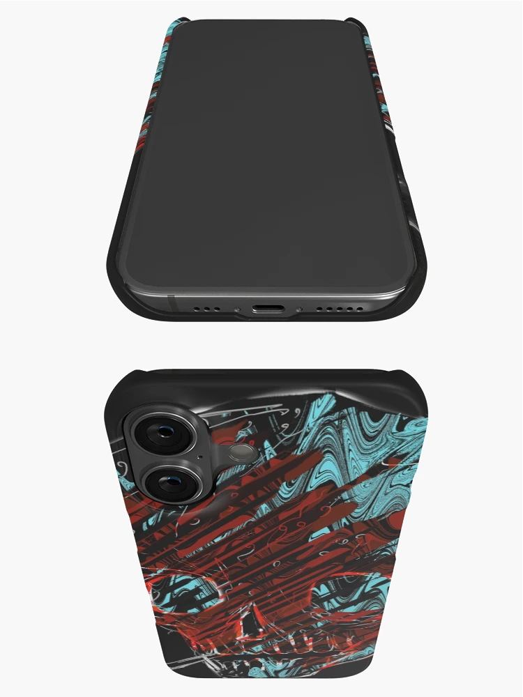 Thumbnail 3 of 4, iPhone Case, Smoking skull designed and sold by Rafahell.