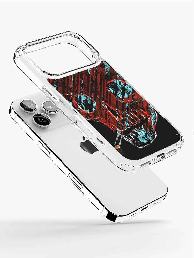 Thumbnail 2 of 5, iPhone Case, Smoking skull designed and sold by Rafahell.