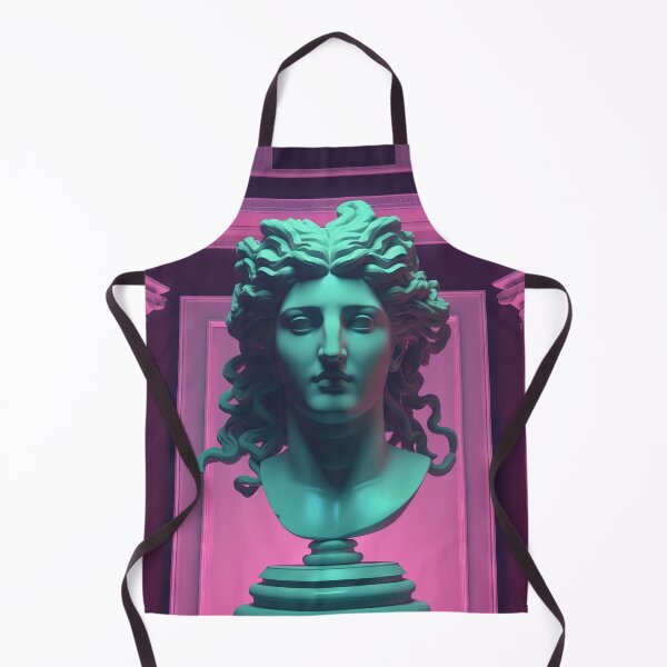 Item preview, Mythic Neon: Gorgon Glyphs in Synthwave Serenity designed and sold by Mullet Monkey.