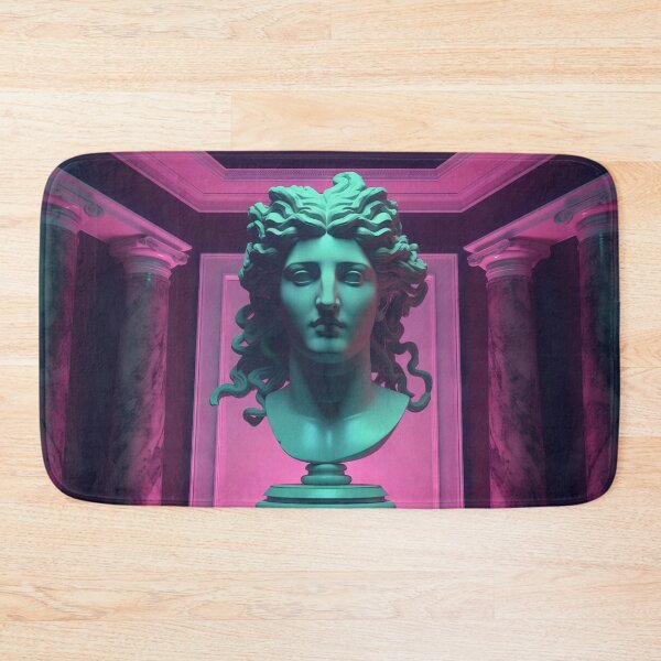 Item preview, Mythic Neon: Gorgon Glyphs in Synthwave Serenity designed and sold by Mullet Monkey.