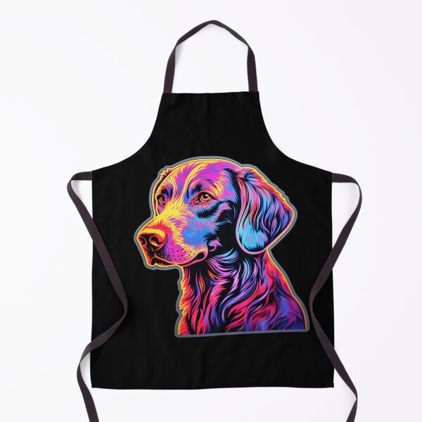 Artikelvorschau, Lockig Beschichteter Retriever Neon-design entworfen und verkauft von CUTEDOGGIEZ.