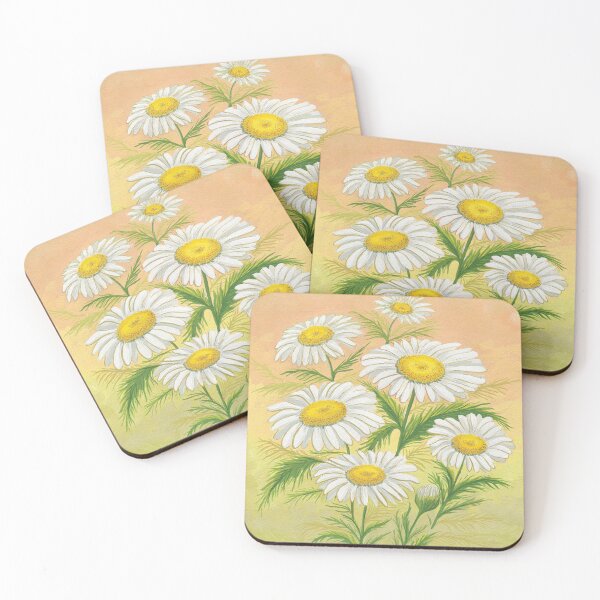 Item preview, Pretty Daisies in natural tones designed and sold by Linda Gregor.