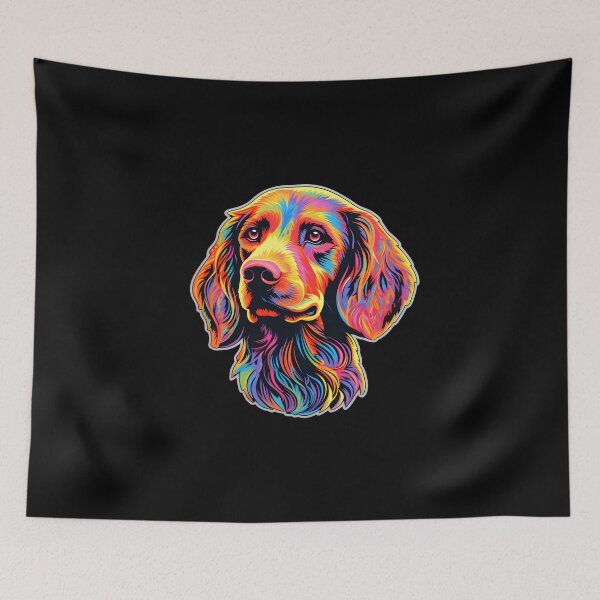 Artikelvorschau, Neon-lockiger Retriever entworfen und verkauft von CUTEDOGGIEZ.
