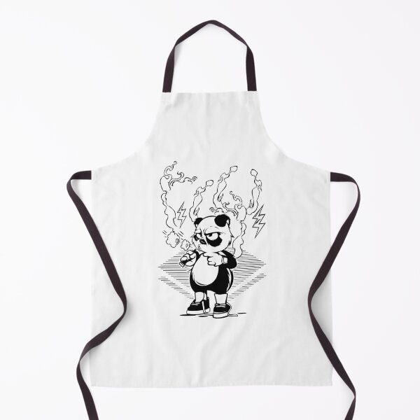 Item preview, silhouette panda smoking, black and white panda smoking, panda smoking in black white theme designed and sold by GreyStanzione1.