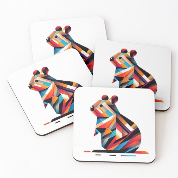 Item preview, Contemporary Quokka Geometry: Abstract Modern Australian Wildlife Inspired Design designed and sold by wildstraya.