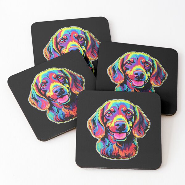 Item preview, Neon Dachshund designed and sold by CUTEDOGGIEZ.