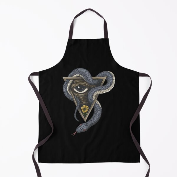 Item preview, snake one eye with flower, snake one eye with flower triangle, eye in triangle with snake designed and sold by GreyStanzione1.