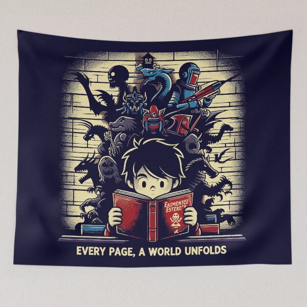 Item preview, Every Page, A World Unfolds designed and sold by RafaelLima7.