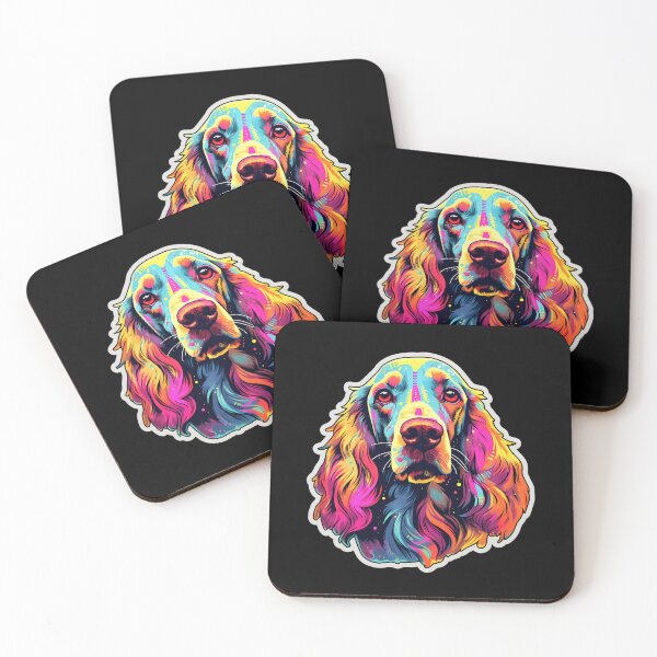 Artikelvorschau, English Setter Neon Design entworfen und verkauft von CUTEDOGGIEZ.