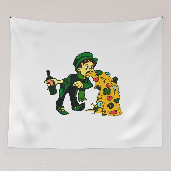 Item preview, irish-leprechaun-tossing-lucky-cookies designed and sold by konohadesign.
