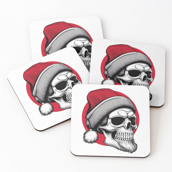 Item preview,  Skull t-shirt with Santa Claus hat  for Christmas designed and sold by PrintyArts.