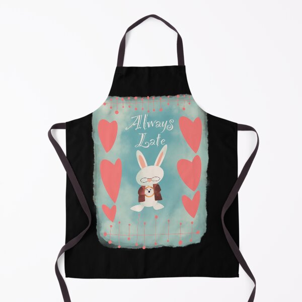 Item preview, Always Late White Rabbit Pastel Jewel Edition designed and sold by LemonwoodClock.