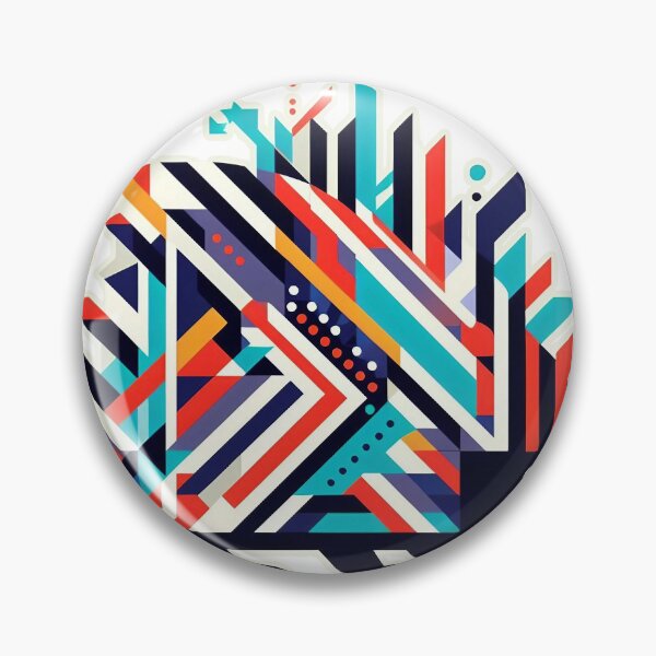 Item preview, Contemporary Echidna Geometric Art - Abstract and Vibrant Australian Wildlife Inspired Design designed and sold by wildstraya.