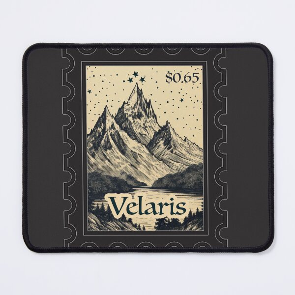 Item preview, Velaris Stamp Vintage Wood Block Style designed and sold by Celticrose721.