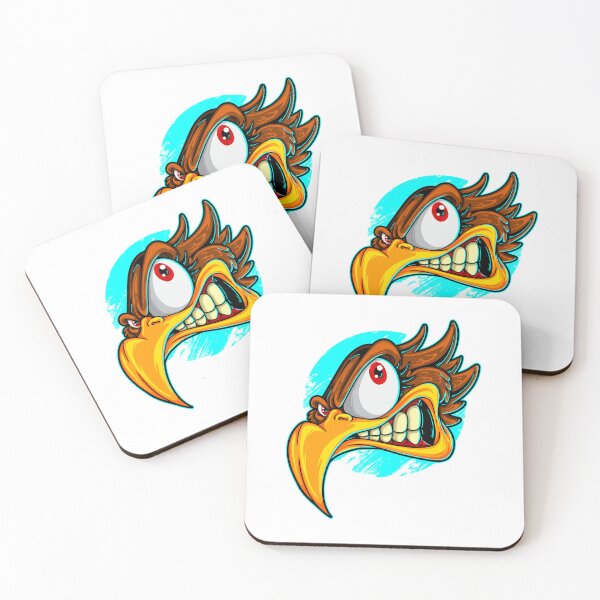 Item preview, angry eagle head, angry eagle face, colorful angry eagle face designed and sold by GreyStanzione1.