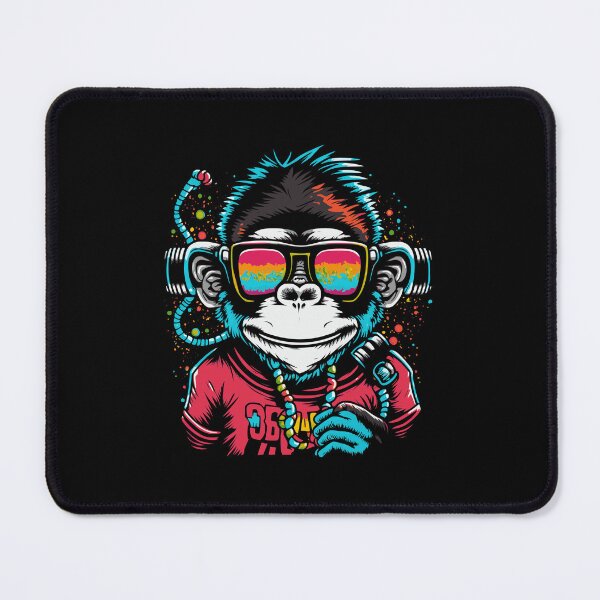 Item preview, graffiti monkey wearing sunglasses, colorful monkey hiphop style, cool monkey hiphop style designed and sold by GreyStanzione1.