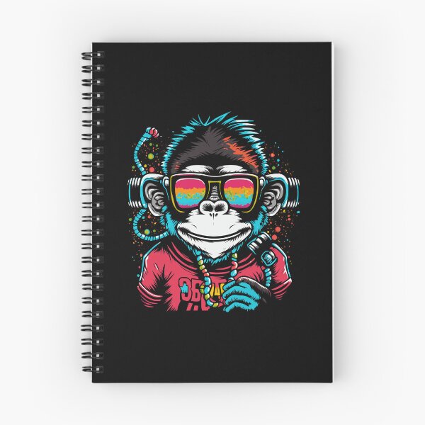 Item preview, graffiti monkey wearing sunglasses, colorful monkey hiphop style, cool monkey hiphop style designed and sold by GreyStanzione1.