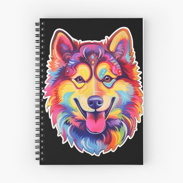 Item preview, Eskimo Dog Neon Design designed and sold by CUTEDOGGIEZ.