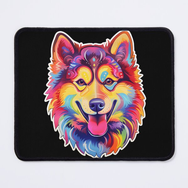 Item preview, Eskimo Dog Neon Design designed and sold by CUTEDOGGIEZ.