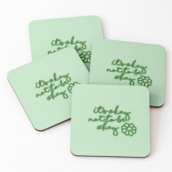 Item preview, It's Okay not to Be Okay Green designed and sold by baranskini.