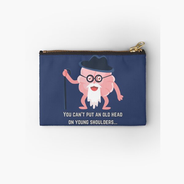 Item preview, Words of Wisdom: You Can't Put an Old Head on Young Shoulders designed and sold by MagpieMoonUSA.