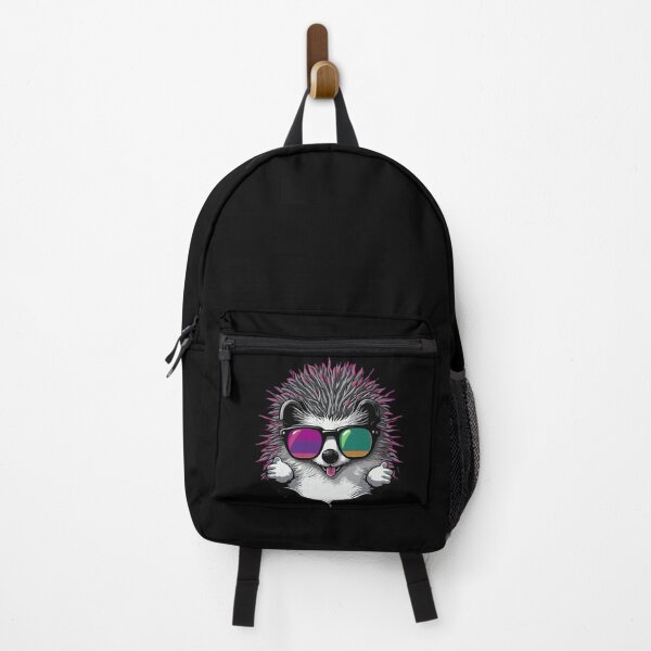 Item preview, funny hedgehog with sunglasses graffiti, colorful hedgehog with sunglasses, cool hedgehog with sunglasses portrait designed and sold by GreyStanzione1.