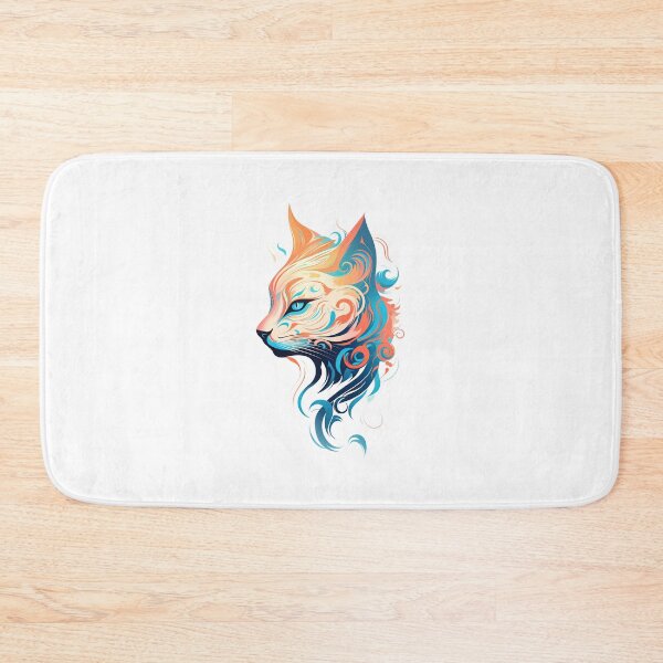 Item preview, Watercolor Art Cat: Whimsical Feline Elegance in Every Brushstroke designed and sold by hamishby.