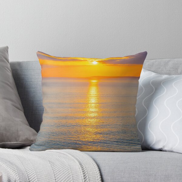 Item preview, beautiful panoramic yellow sunset over loop head designed and sold by morrbyte.