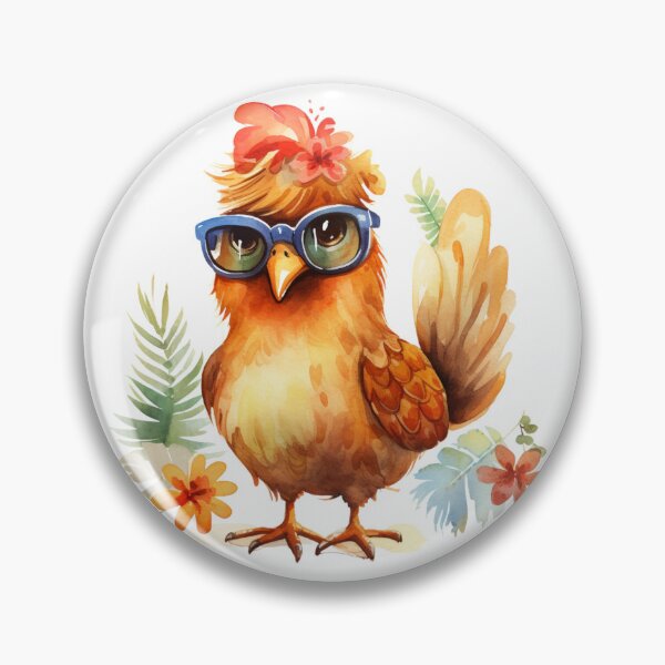 Item preview, California Chicken Cartoon style designed and sold by IdeasDream.