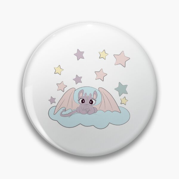 Item preview, Baby dragon with large wings sits on a cloud designed and sold by BUNNY  AND FUNNY.