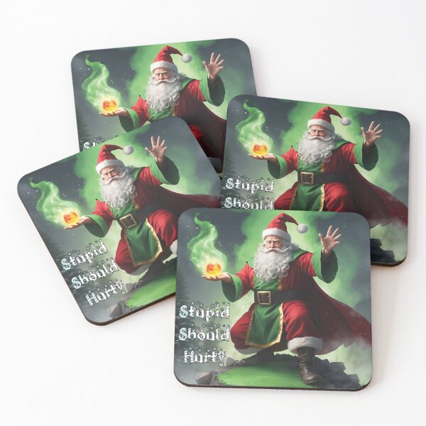 Item preview, Santa Claus is coming... For Christmas Revenge! Stupid Should Hurt! designed and sold by Lloyd Oldham.