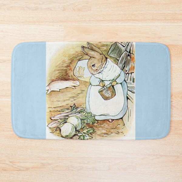 Item preview, Mrs. Rabbit Prepares Dinner While Peter Recovers - Beatrix Potter designed and sold by forgottenbeauty.