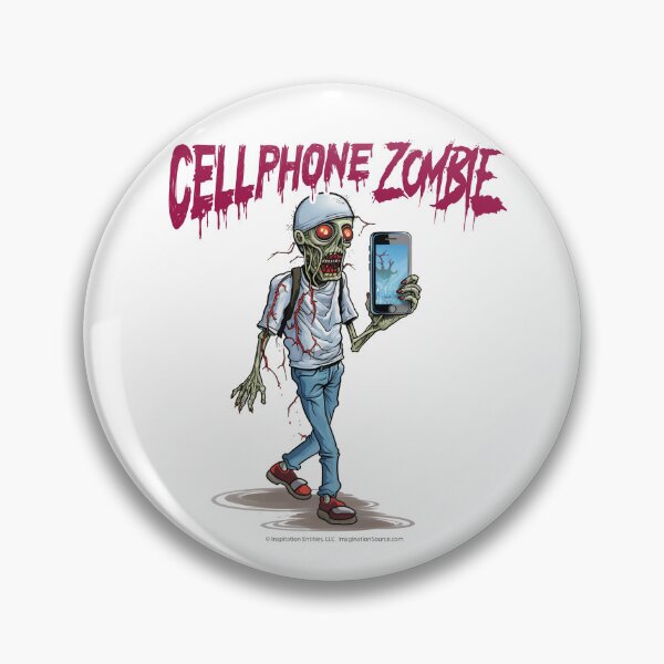 Item preview, Cell Phone Zombie Red Eye Trance designed and sold by The Imagination Source™.