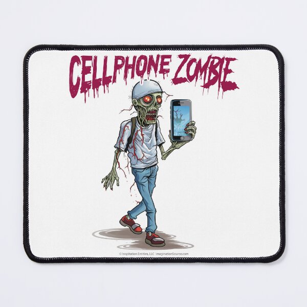 Item preview, Cell Phone Zombie Red Eye Trance designed and sold by The Imagination Source™.