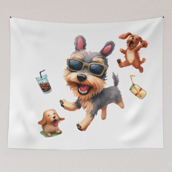 Item preview, dogs and soda drink - my love  designed and sold by KateBlakeO.