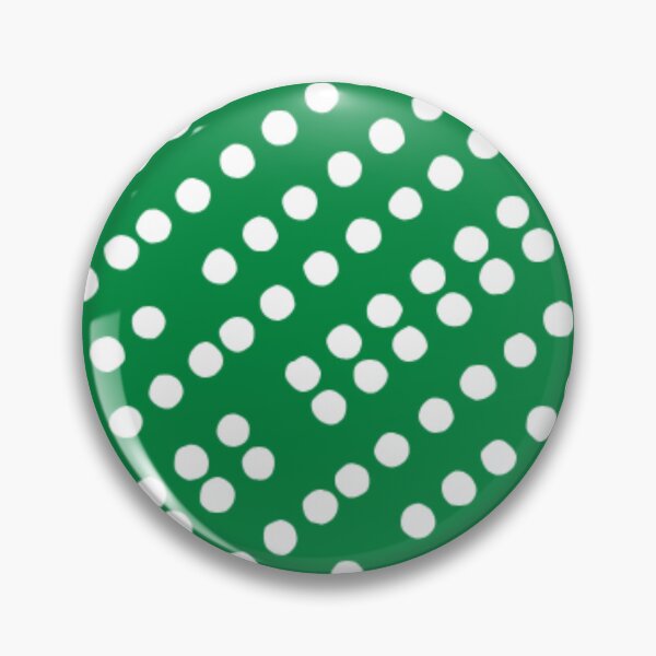 Item preview, Green And White Polka Dots designed and sold by 3hornCreations.