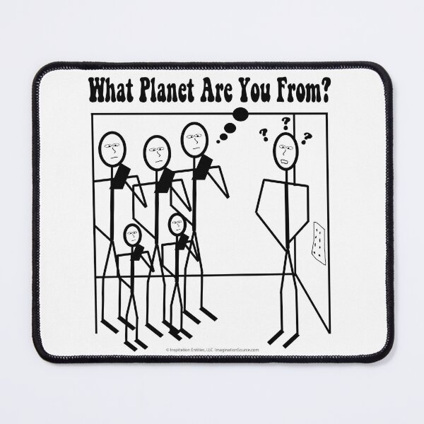 Item preview, What Planet Are You From? - For Light Backgrounds designed and sold by The Imagination Source™.