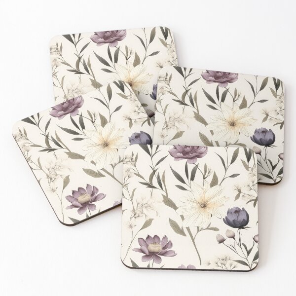 Item preview, Elegant Purple Botanical Drawing designed and sold by healtribe.