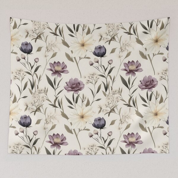 Item preview, Elegant Purple Botanical Drawing designed and sold by healtribe.