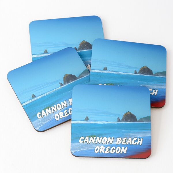 Item preview, Cannon Beach Oregon In An Oil Painting Style Design designed and sold by OregonsOwn.