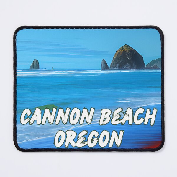 Item preview, Cannon Beach Oregon In An Oil Painting Style Design designed and sold by OregonsOwn.